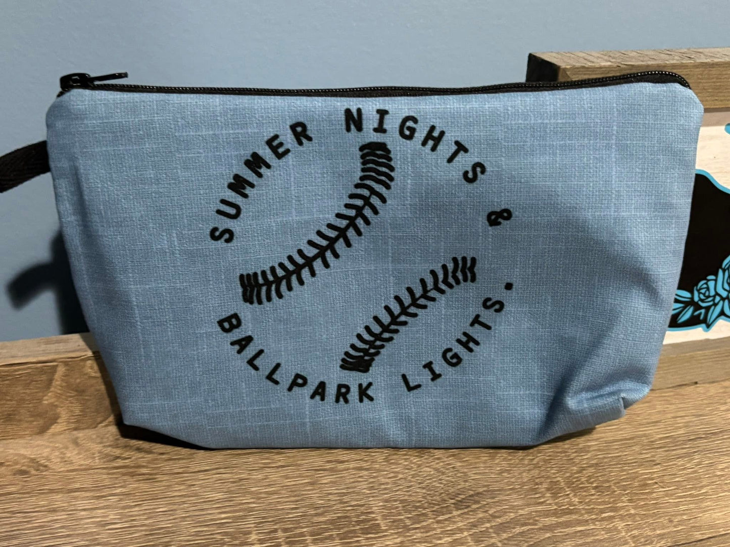 Summer Nights, Baseball Lights Pouch