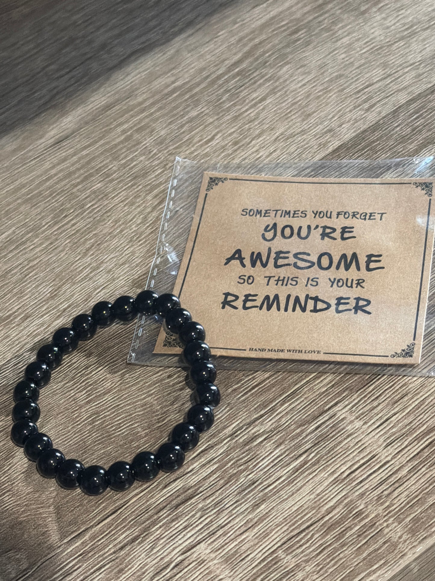 You’re awesome Bracelet - shiny black