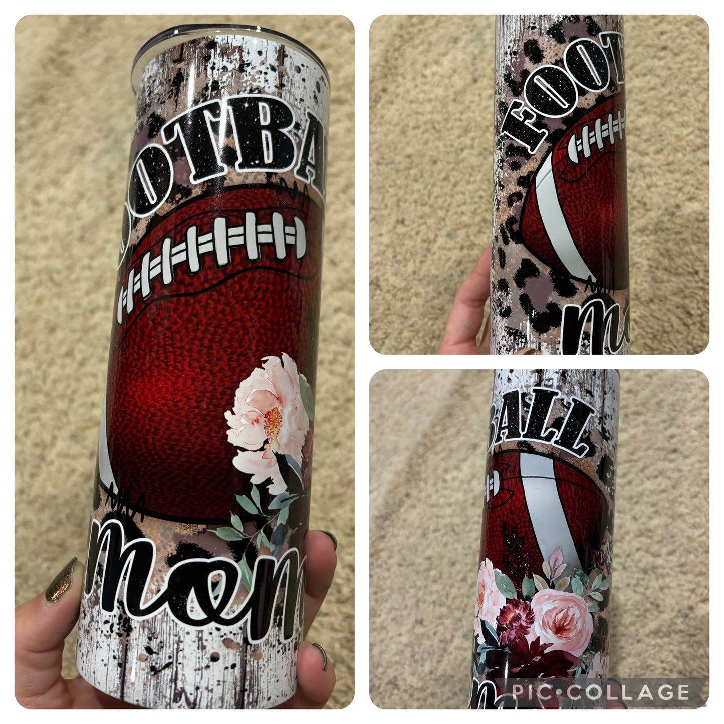 Football Mom Tumbler