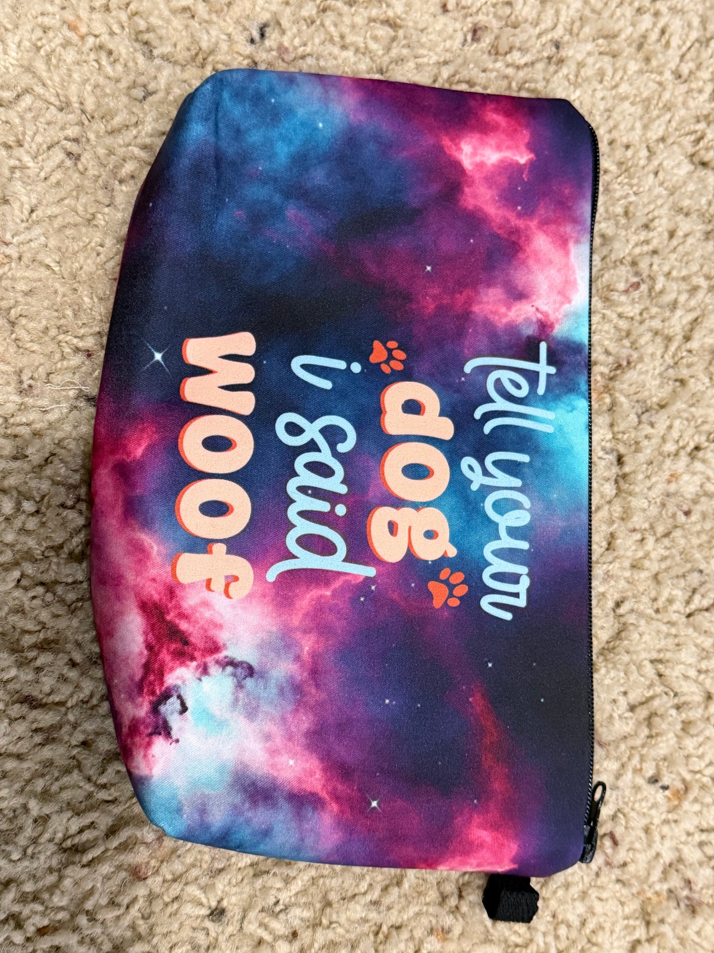 Tell Your Dog Woof Pouch