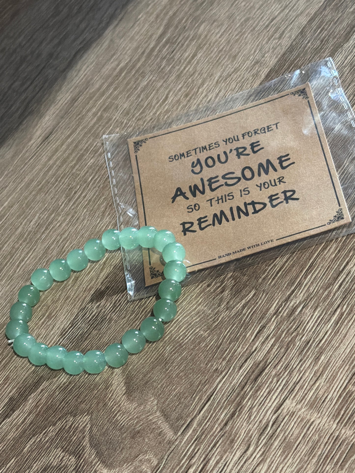 You’re awesome Bracelet - green
