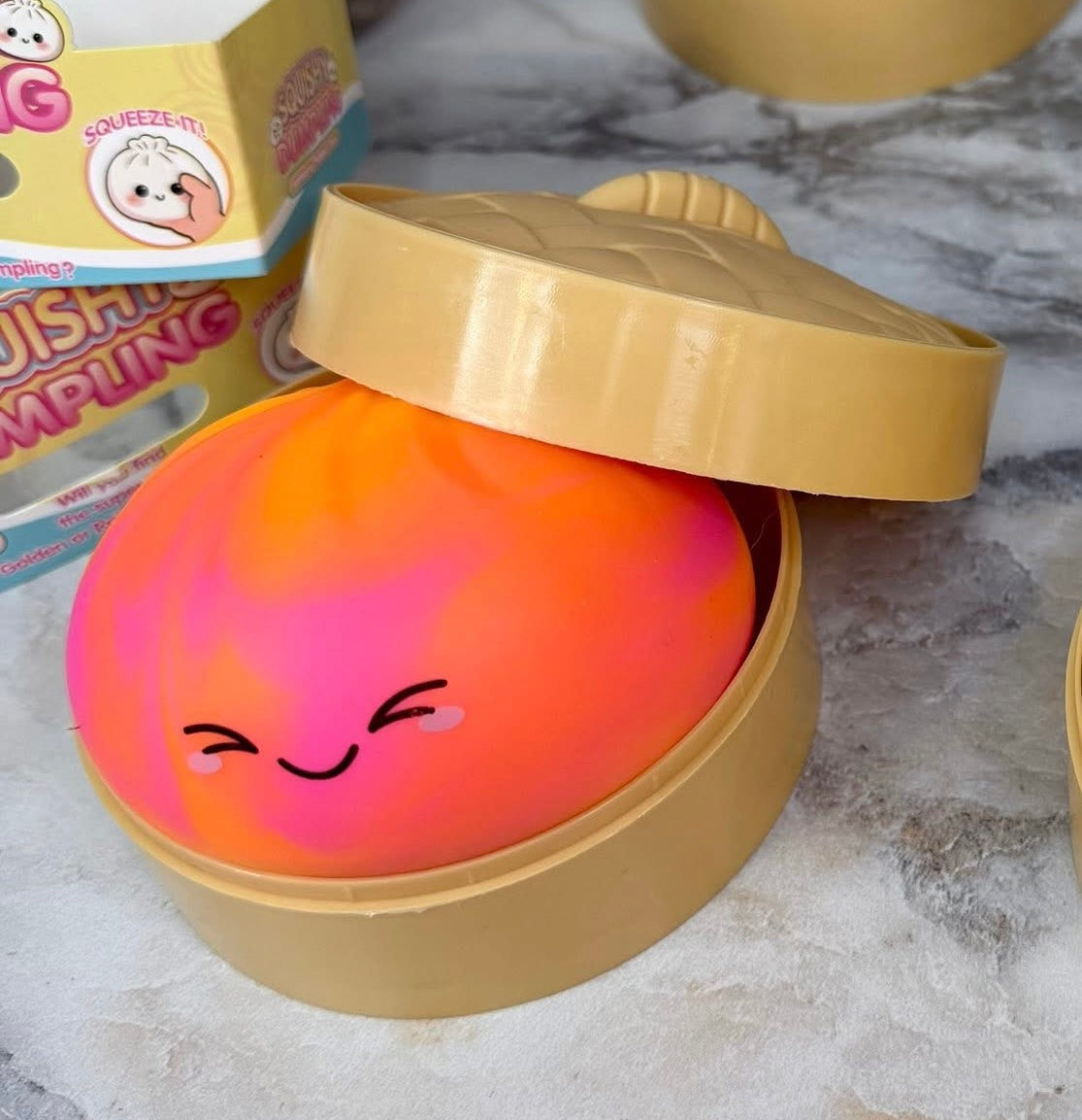 Pink/Orange Swirl Dumpling Fidget