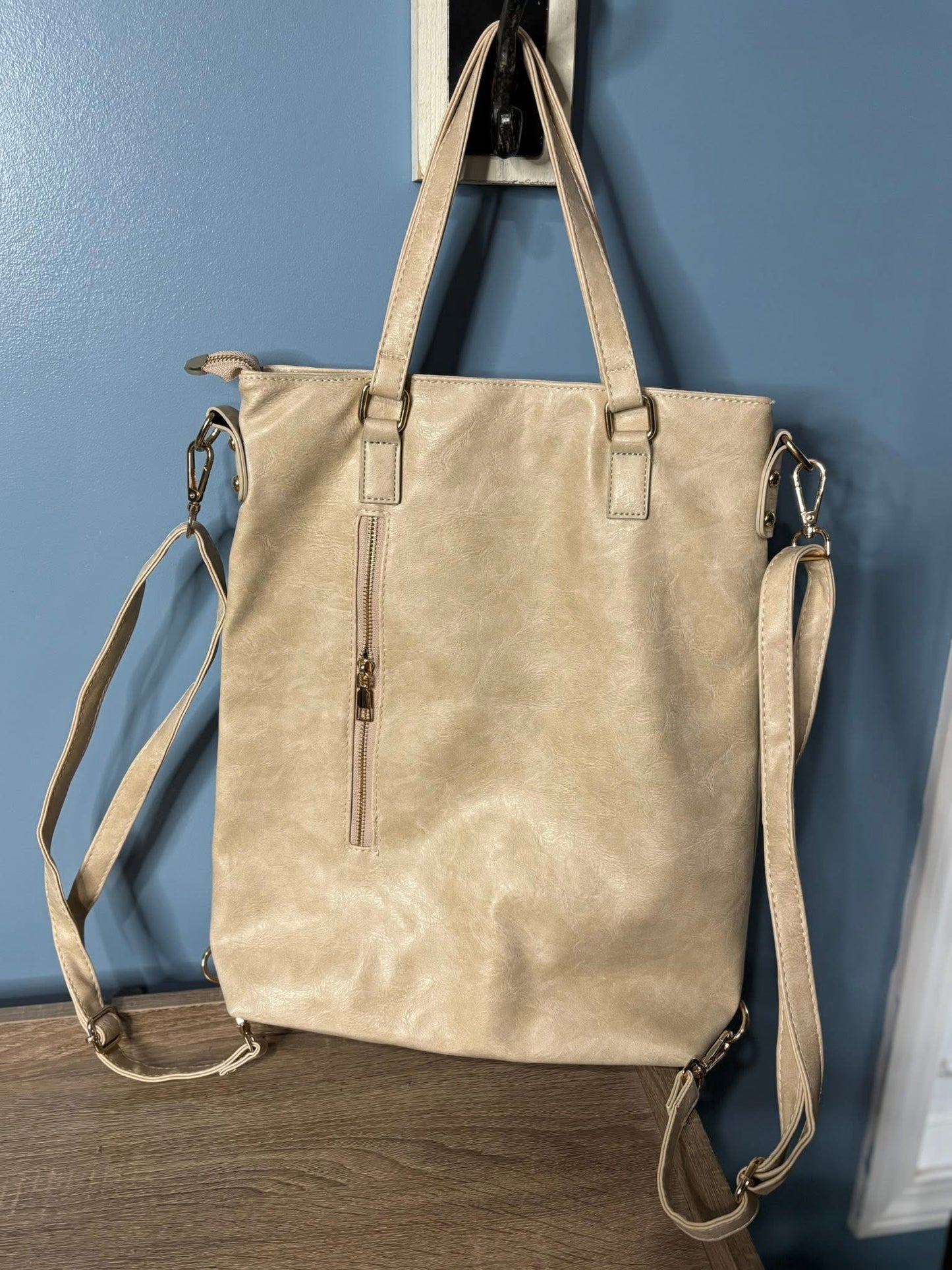 Tan Laptop Backpack
