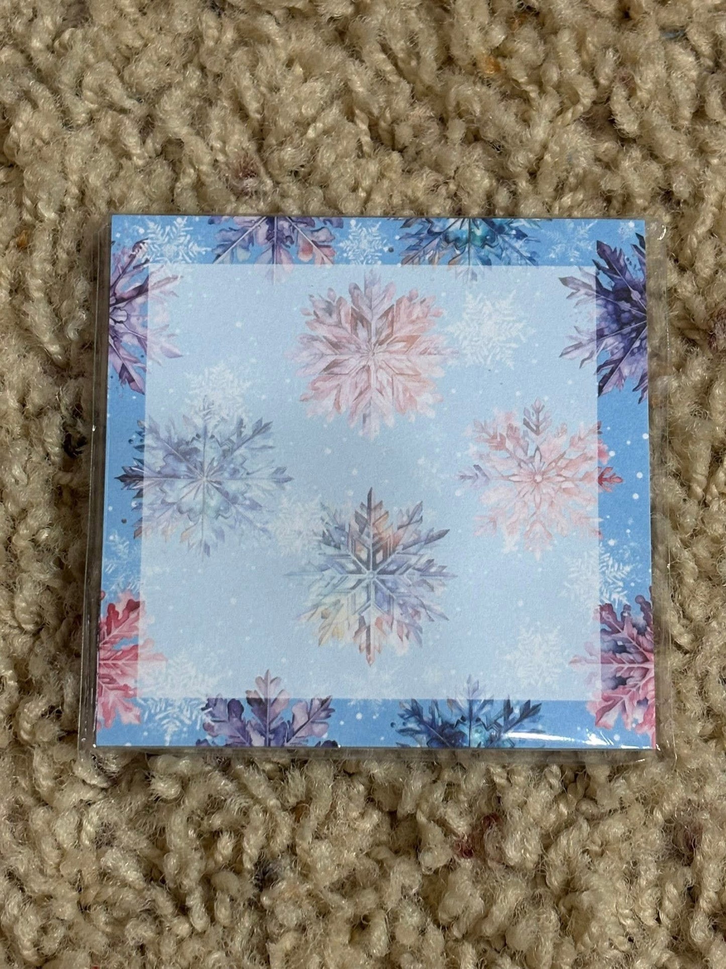 Snowflake Post It Notes