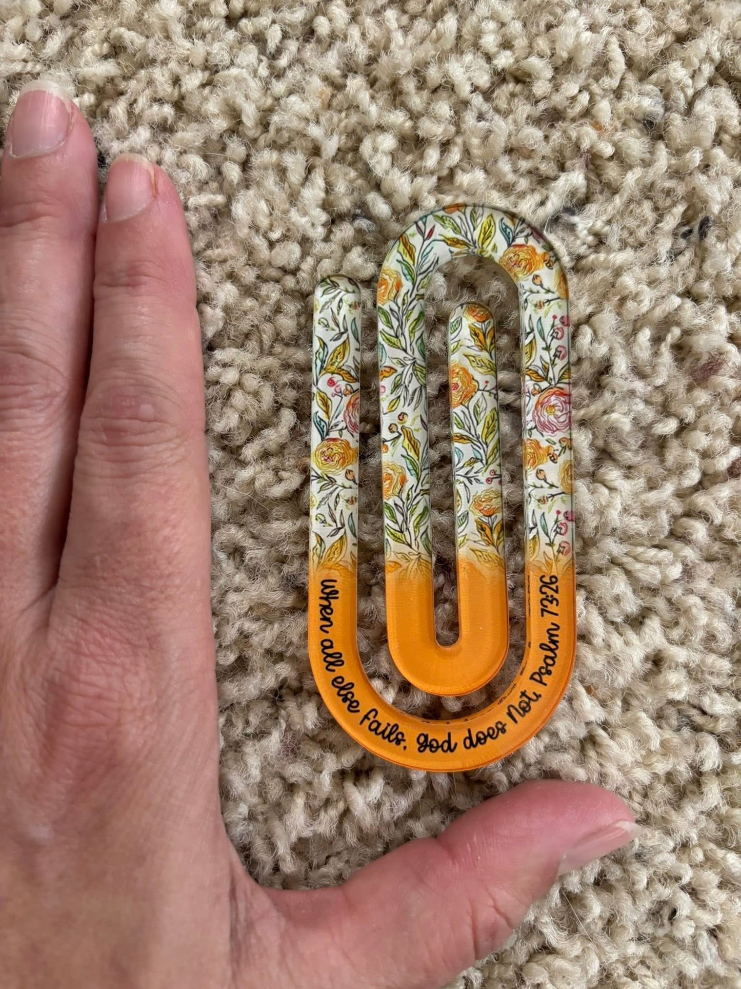 Religious Jumbo Paper Clip - Bookmark