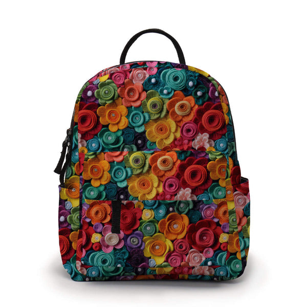 Colored Flower Mini Backpack