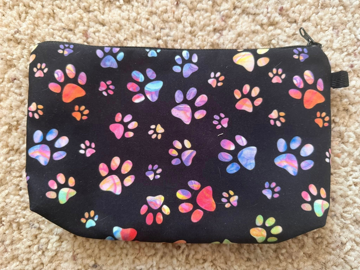 Tie Dye Paws Pouch
