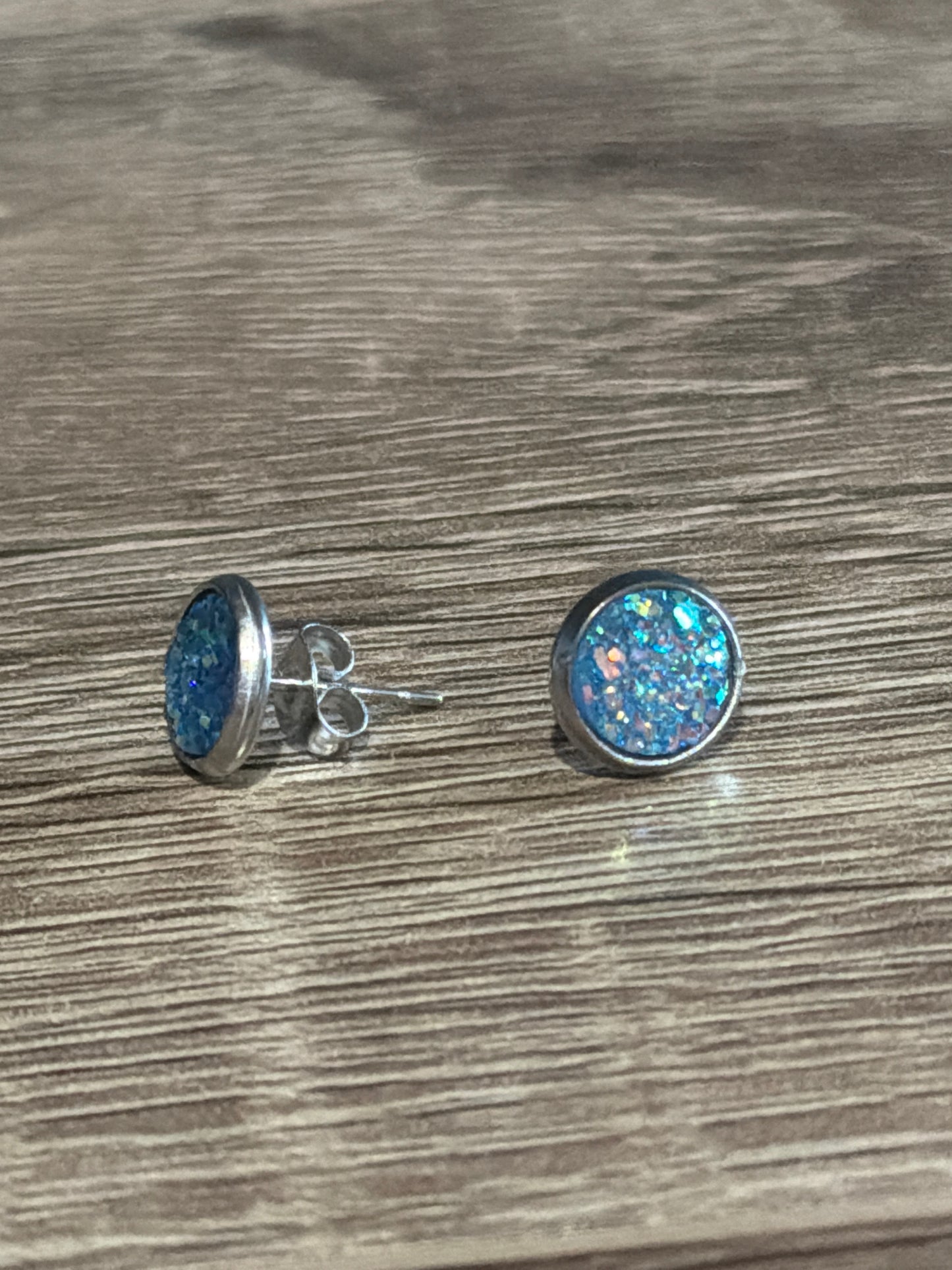 Blue Droozy Studs