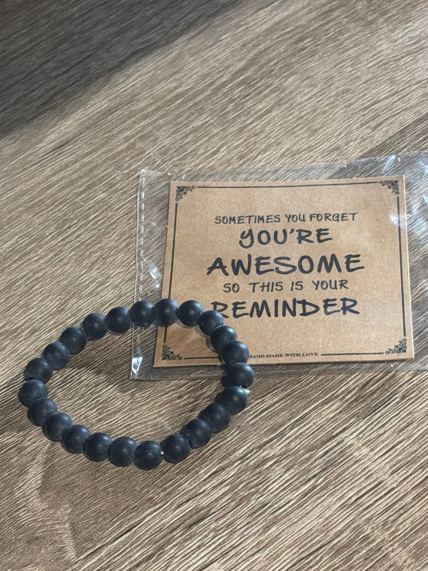 You’re awesome Bracelet - matte black