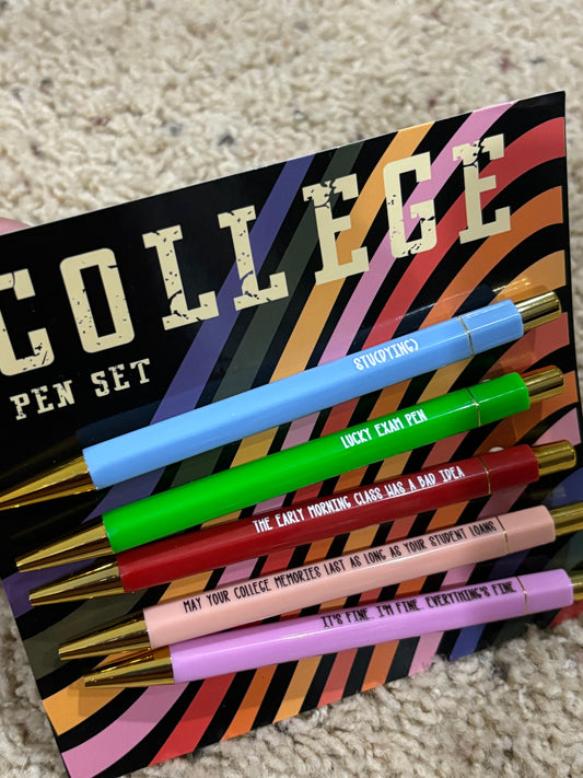 College Pen Set