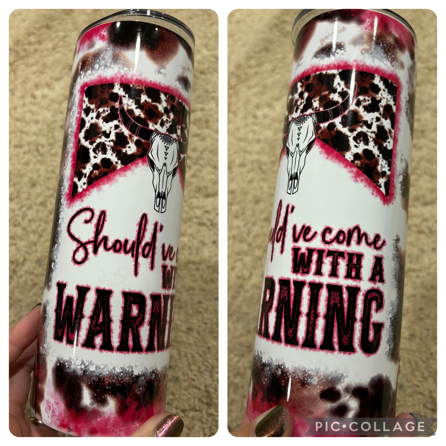 Came with a Warning Tumbler