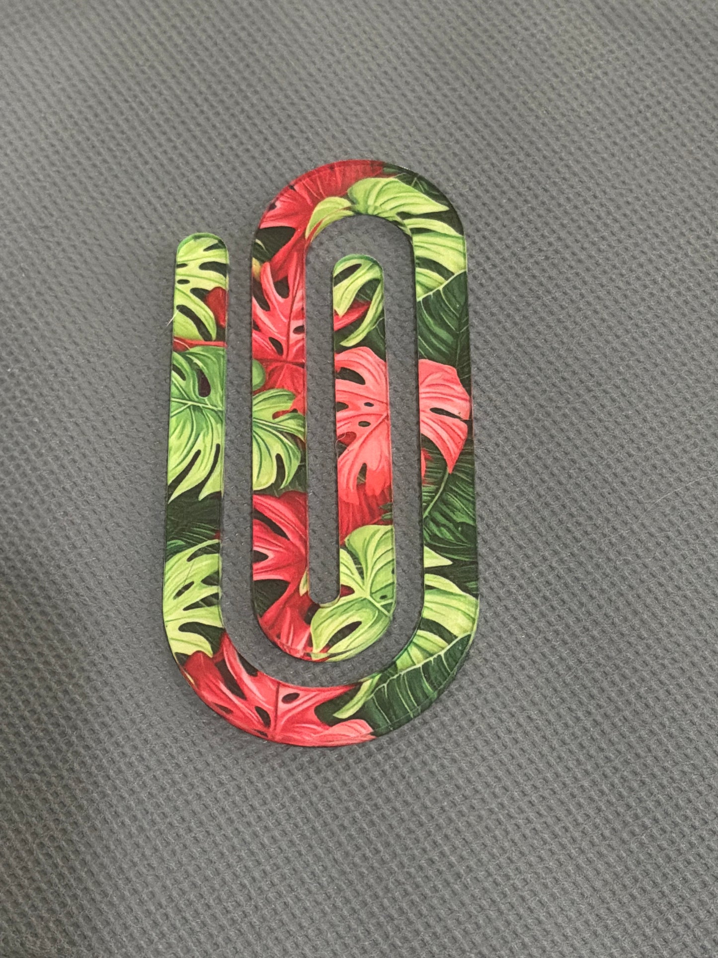 Tropical Jumbo Paper Clip - Bookmark