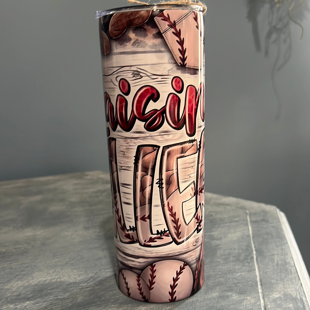 Raising Ballers Baseball Tumbler