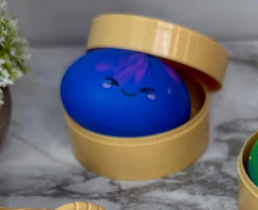 Blue/Pink Swirl Dumpling Fidget