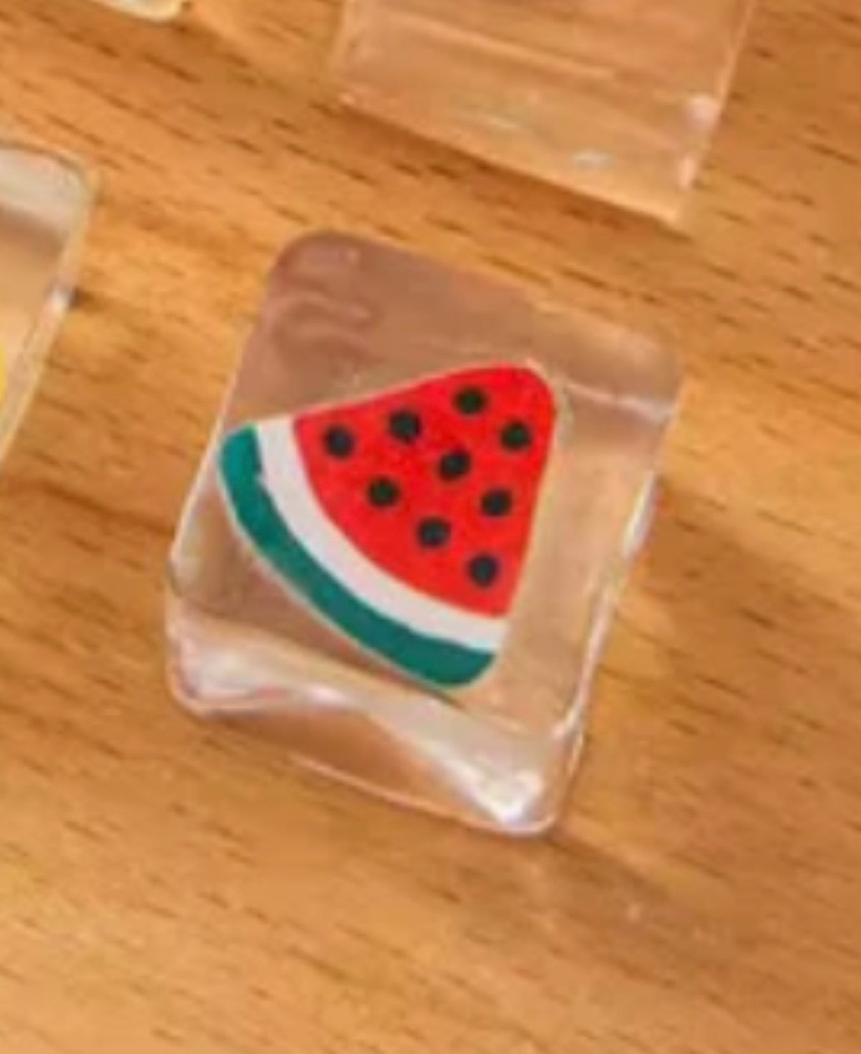 Watermelon Ice Cube Squishy Fidget