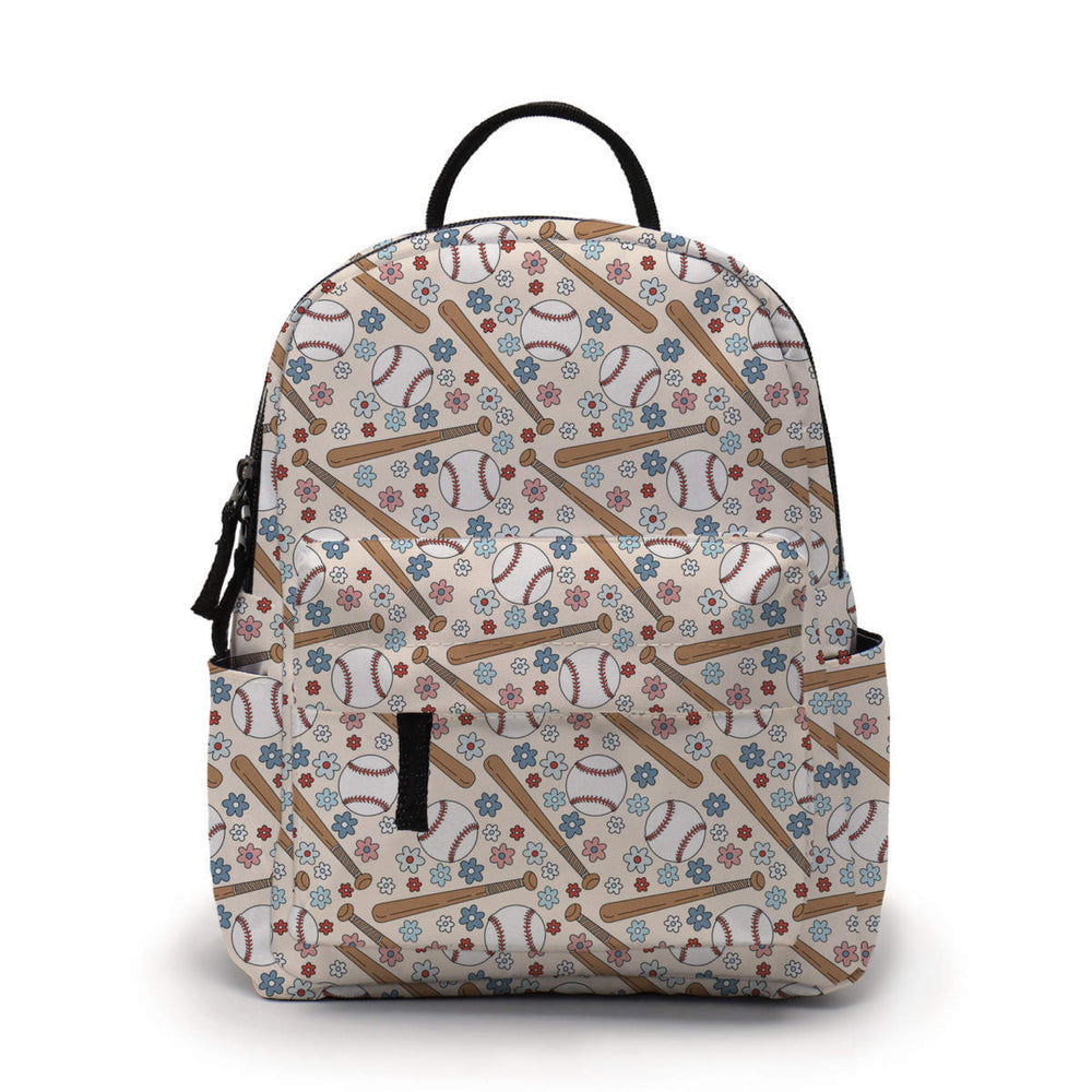 Floral Baseball Mini Backpack
